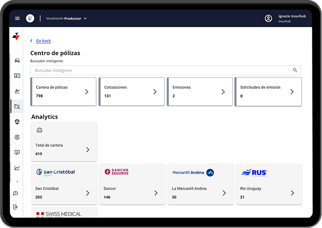 Hero - Cerntro de plozas insurhub